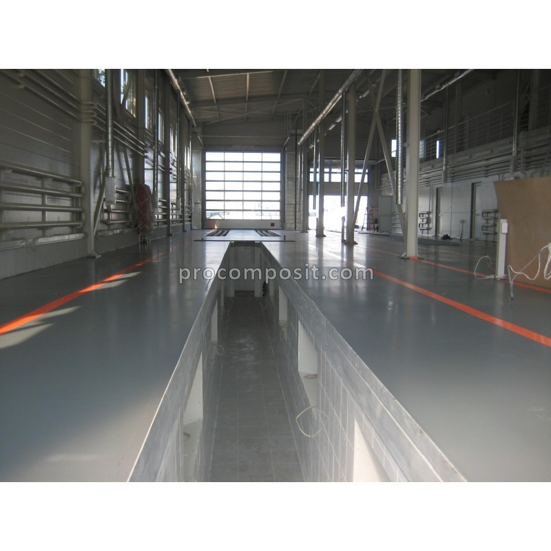 Производственные, наливные полы